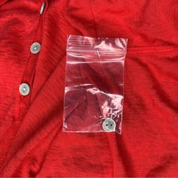 Victoria's Secret NWOT Pajama Top Long Sleeve Coral Size L - Picture 7 of 7